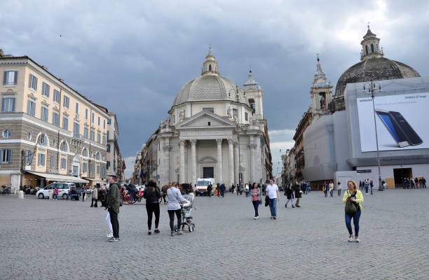 plac ludowy, rzym, włochy - people of freedom italian party zdjęcia i obrazy z banku zdjęć