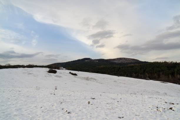 istock Nature covered by snow during sunny winter day. 892313668