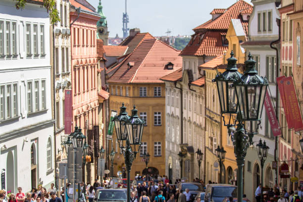 istock Mostecka street in Pargue, Czech Republic 892328042