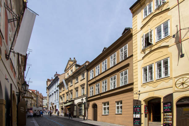 Historical buildings in old town in Prague, Czech republic Beautiful buildings at old town in Prague, Czech republic old town bridge tower stock pictures, royalty-free photos & images