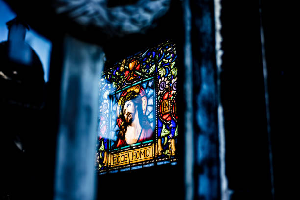 istock Stained glass in Recoleta Cemetery 892354306