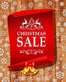 istock Christmas Sale Label 892369300