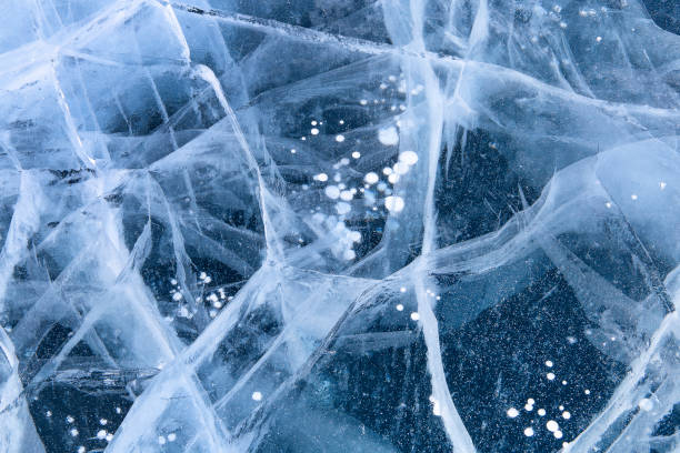 istock ice and cracks on the surface of Lake Baikal 892375364