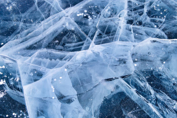 istock ice and cracks on the surface of Lake Baikal 892375434