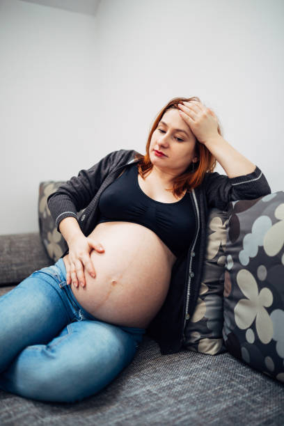 istock Pregnant woman feeling bad 892375476