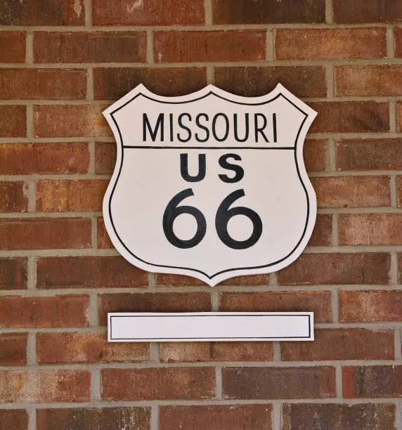 Photo of Route 66 sign.