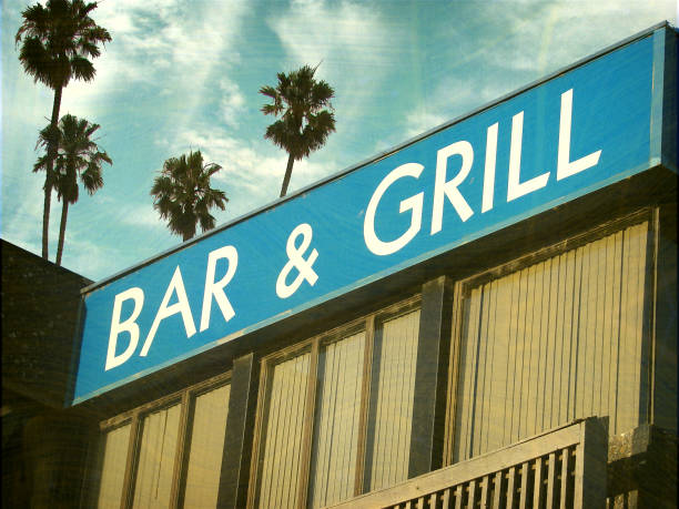 istock bar and grill sign 892390084