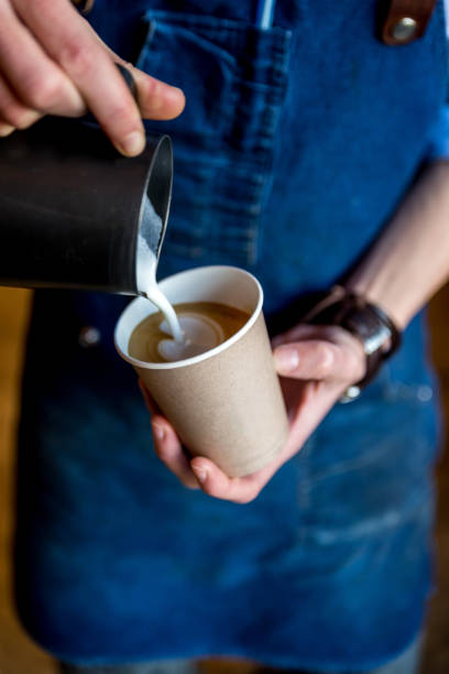 istock Barista prepares cappuccino 892398062