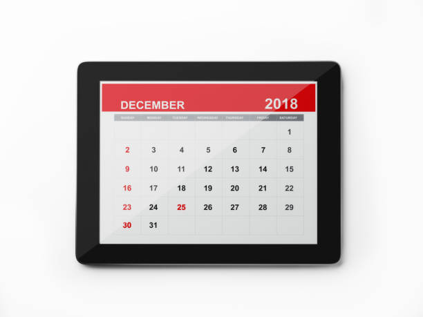 istock 2018 Monthly Digital Calendar: December 892398130