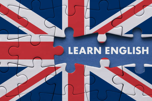 englisch lernen - education concept - england talking classroom education stock-fotos und bilder