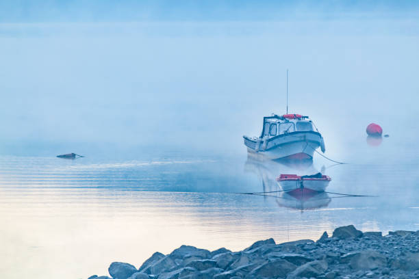 istock Small Boat Parked at Lake, Puyuhuapi, Chile 892412440