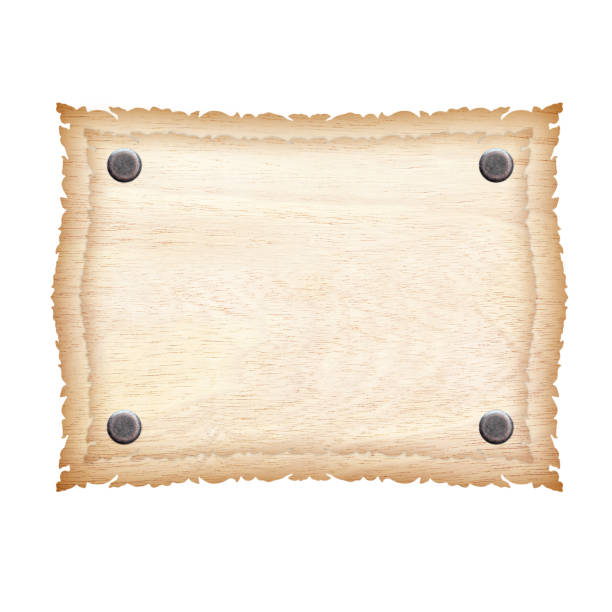 istock empty wooden sign isolated on white  background 892422720