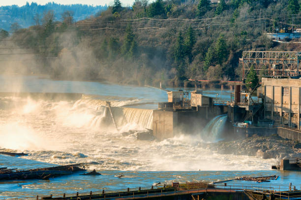 istock Oregon City's old Power House on Willamette River 892429782