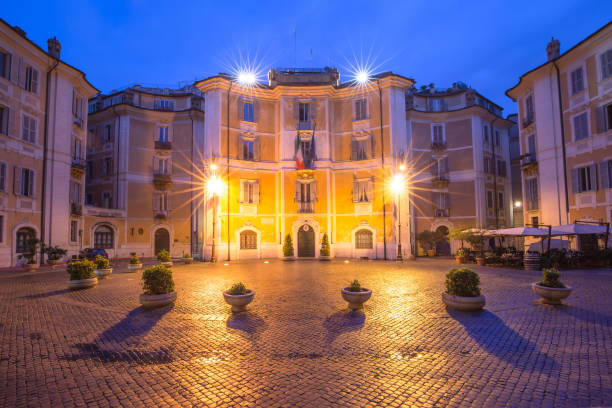 istock Square Piazza Sant Ignazio in Rome, Italy 892445408