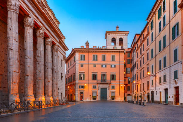istock Square Piazza di Pietra in Rome, Italy 892452374