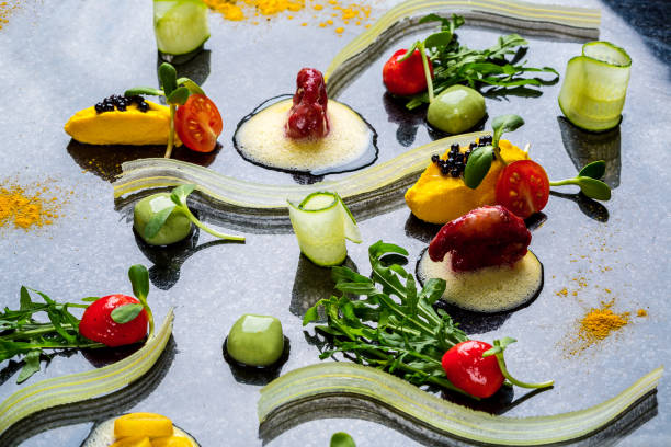 istock Abstract gastronomy vanguard concept molecular cuisine background 892455290