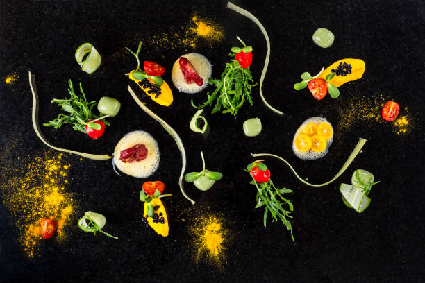 istock Abstract gastronomy vanguard concept molecular cuisine background 892457646
