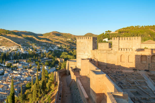 The fortifications, or Alcazaba, was the first part of the Alhambra to be built and offered protection to the palaces which were subsequently built.