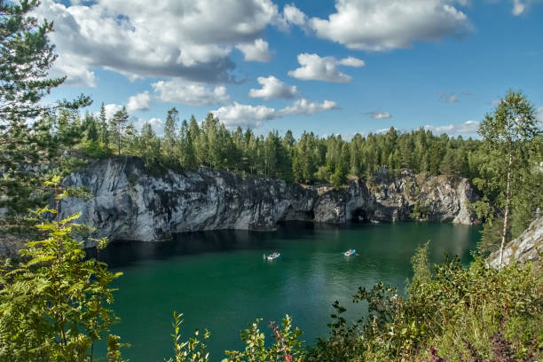 istock Ruskeala marble canyon, Karelia, Russia 892460854