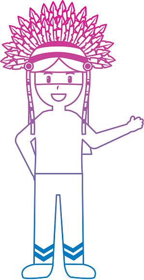 Native Indian American With War Bonnet Traditional Clothes Stock Illustration - Download Image Now - iStock Native Indian American With War Bonnet Traditional Clothes Stock Illustration - Download Image Now - iStock