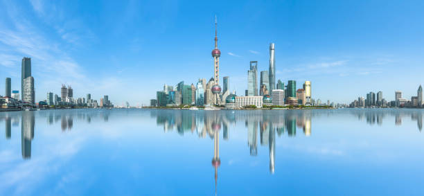 istock Panoramic skyline of Shangha 892501836