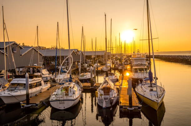 Edmonds Marina, WA Edmonds Marina, WA edmonds stock pictures, royalty-free photos & images