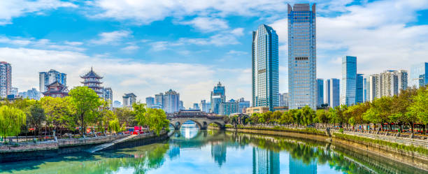 istock Architectural landscape of Chengdu, Jinjiang 892541616