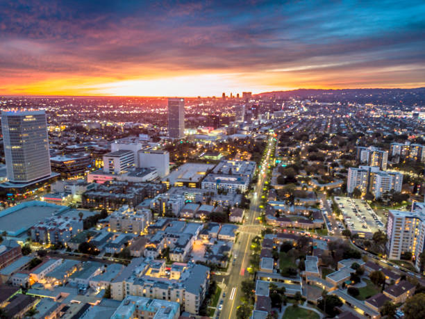istock Los Angeles - Drone View 892544760