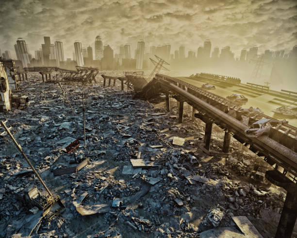 istock Ruins of the city. 892550488