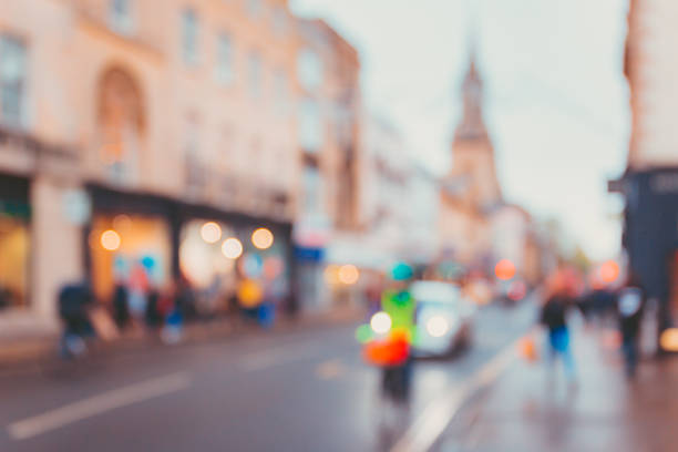 istock Blur Street background at Oxford, UK 892558994