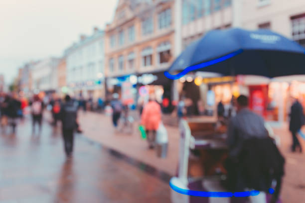 istock Blur Street background at Oxford, UK 892559018