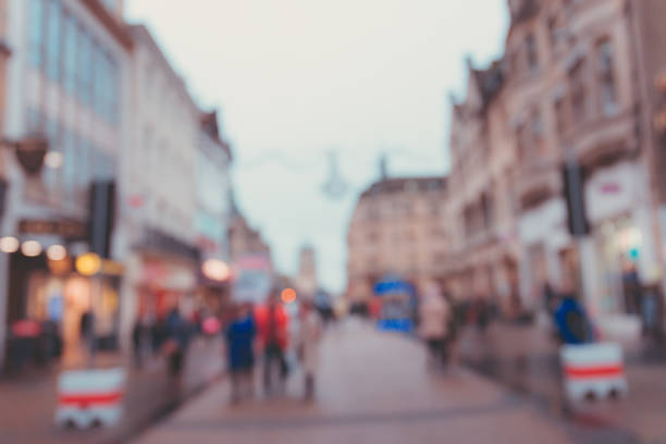istock Blur Street background at Oxford, UK 892559024