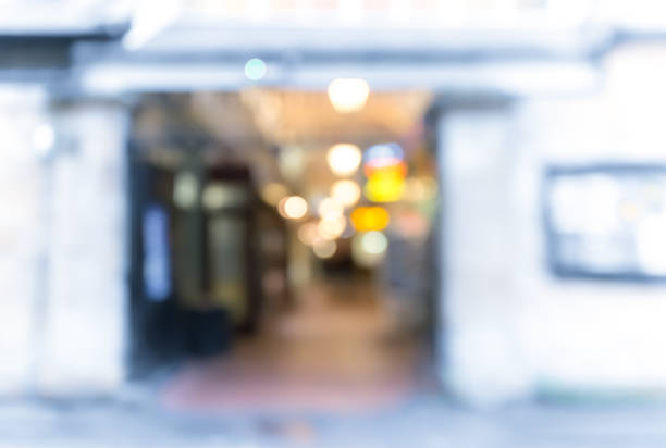 Blur Street background at Oxford, UK