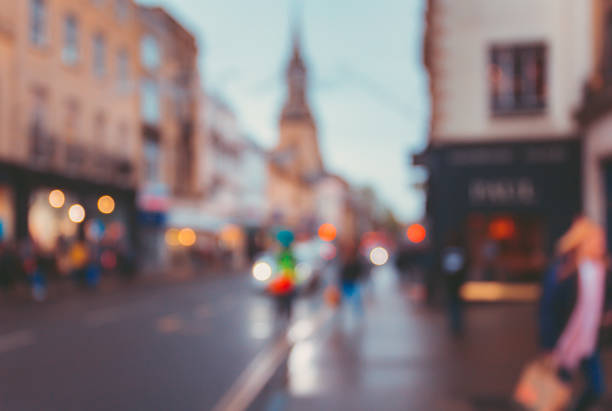 istock Blur Street background at Oxford, UK 892559062