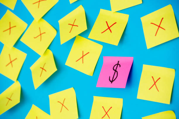 istock Color stickers with fails and one ascend 892663420