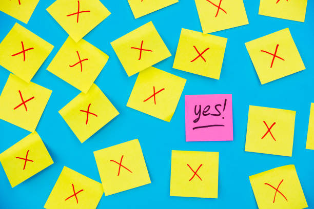 istock Color stickers with fails and one ascend 892663434