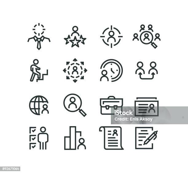 Head Hunting Icons Stock Illustration - Download Image Now - Time, Full, Hunting - Sport