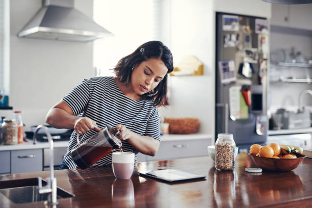 Today's breakfast is a fresh brew with a side of browsing