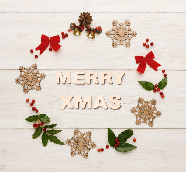 istock Merry xmas greeting, decoration background 892680114