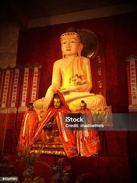 Buddha In Temple Shangai Stock Photo - Download Image Now - Buddha, Buddhism, China - East Asia