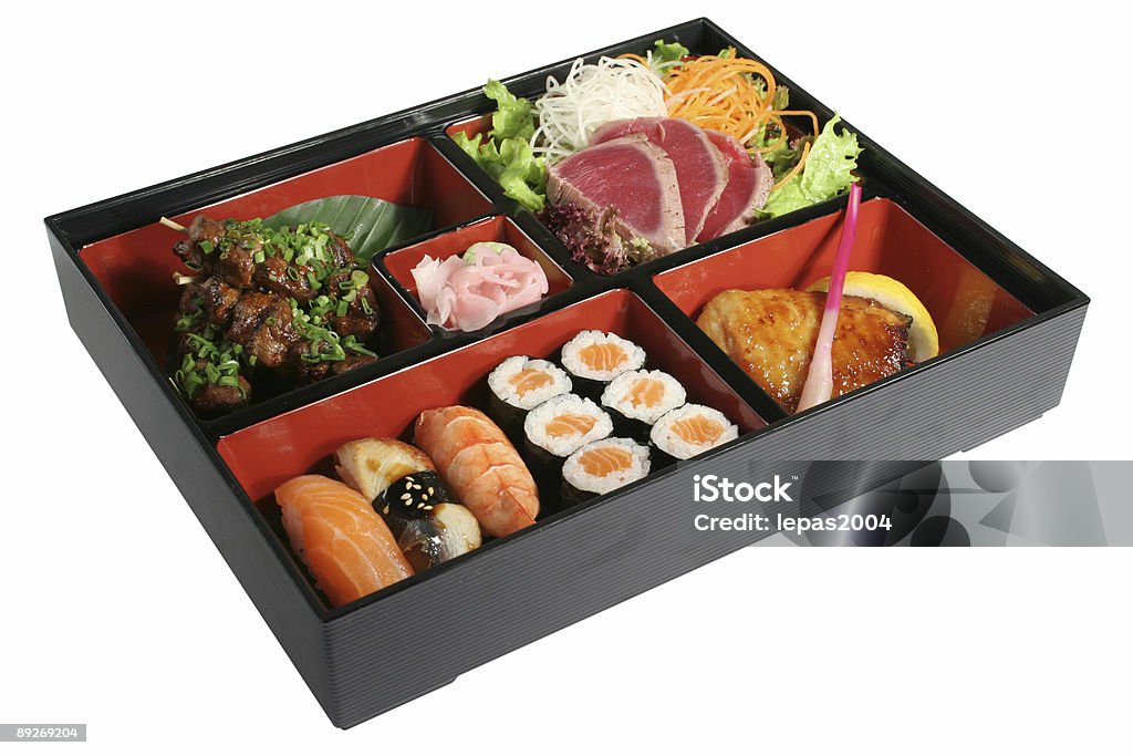 Sushi zestaw - Zbiór zdjęć royalty-free (Pudełko)