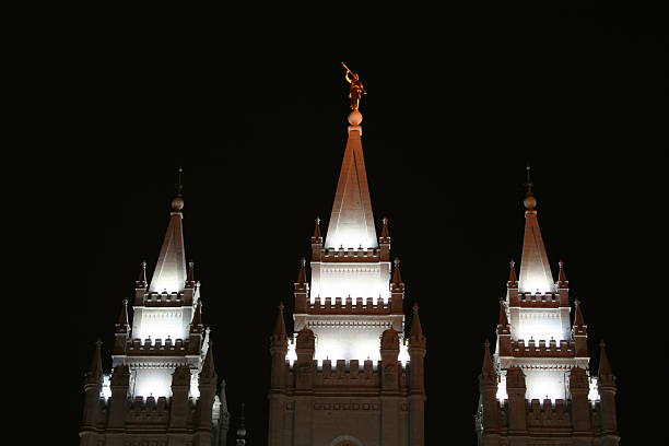 istock Salt Lake Temple at Night 89269206