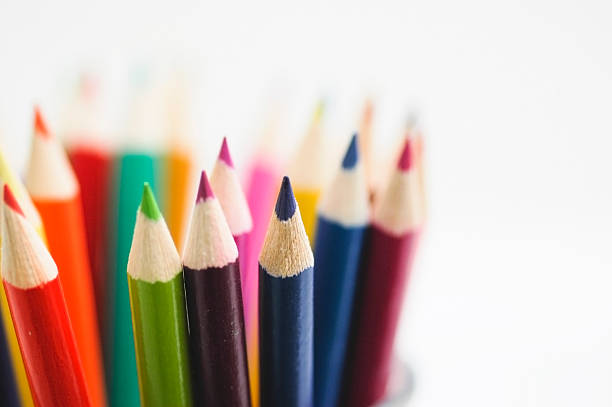 Coloured Pencils stock photo