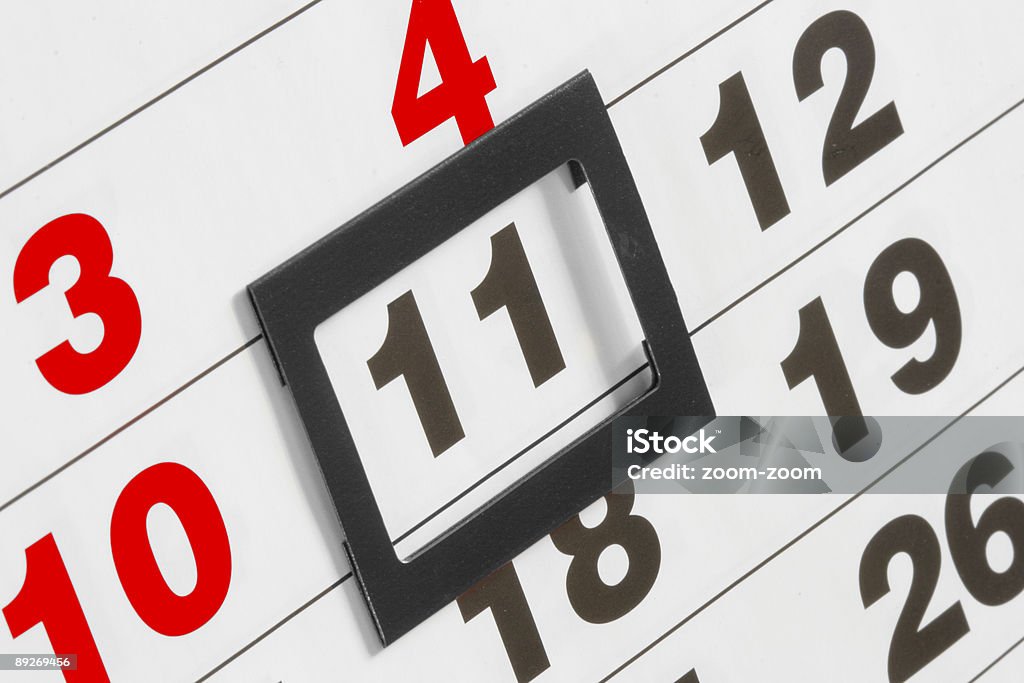 Before and after  Number 11 Stock Photo