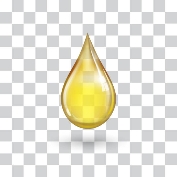 1 つの大きな黄色ドロップ - drop water rain splashing点のイラスト素材／クリップアート素材／マンガ素材／アイコン素材
