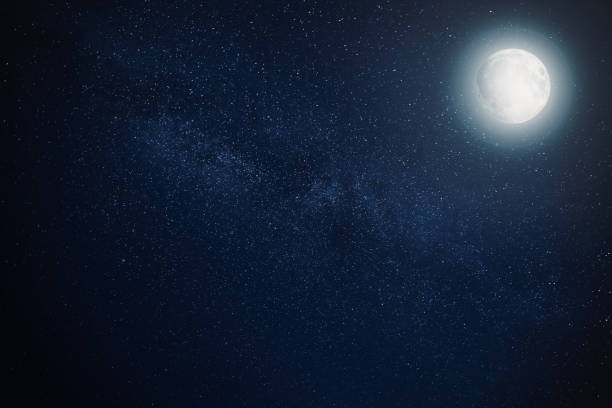 istock milky way star night sky with full moon for background 892718214