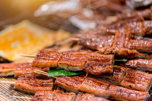 istock Unagi or Japanese Eel Grill for food 892722142