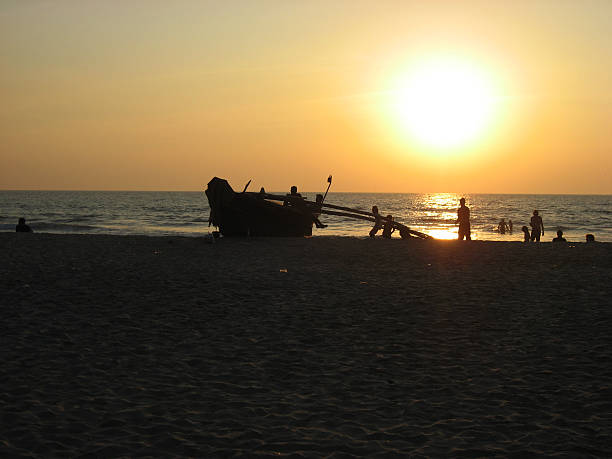 istock sunset in india at the beach 89272275