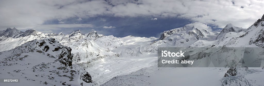 Schweizer Alpenpanorama - Lizenzfrei Alpen Stock-Foto