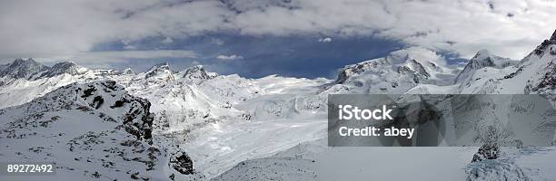 Schweizer Alpenpanorama Stockfoto und mehr Bilder von Alpen - Alpen, Anhöhe, Aussicht genießen